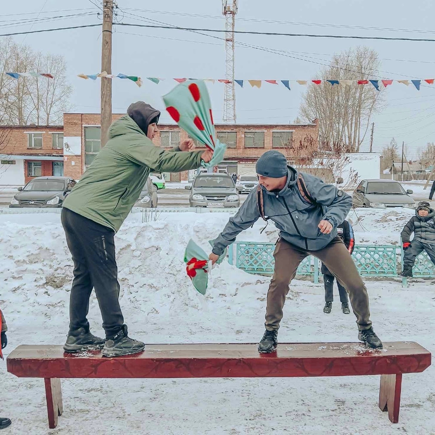 Масленичные гуляния в Ачинском районе.