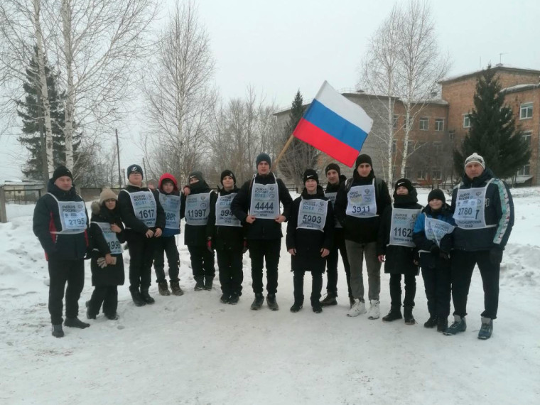 Жители Ачинского района приняли участие в «Лыжне России».