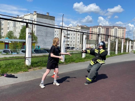 Дружина юных пожарных Большесалырской школы стала призером соревнований.